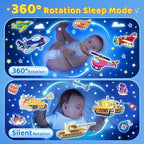 Dinosaur Toys for Kids 3-5 | 15 Sleeping Sounds+12HD Films+7 Colors+360°Rotating | Easter Dinosaur Egg Light Dinosaurs Primal Hatch Boy Toys for Boys Star Projector Sound Machine Egg Light for Nursery