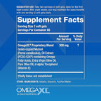 OmegaXL Joint Support Supplement, for Relief - Natural Muscle Support, Green Lipped Mussel Oil, Soft Gel Pills, Drug-Free, 60 Count