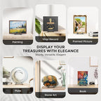 TR-LIFE Plate Stands for Display, 6 Inch, 4-Pack, Plastic Picture Frame Holder Easels for Plates, Pictures, Books, Signs, Plaques