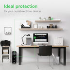 APC UPS 1500VA Sinewave UPS Battery Backup, BR1500MS2 Backup Battery Power Supply, AVR, 10 Outlets, (2) USB Charger Ports