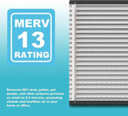 (1-Pack) 413 Replacement Filter Compatible with April-Aire Whole House Air Purifier 4400, 3413, 2416, 2413, 1610, 1413 MERV 10, Actual Size: 16.75" x 27.75" x 4", Nominal Size: 16''x28''x4''