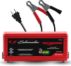 Schumacher Electric 2A Car Battery Charger and Maintainer, 3-in-1 Solution, for 6V/12V Power Sport, Automotive, and Marine Batteries, SP1296