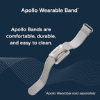 Bundle of Apollo Neuro Wearable (Twilight) & 12-Month SmartVibes AI Membership + Sleep Band (Black)