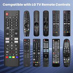 Universal Remote Control for LG Smart TV, Replacement Remove for LG Original AKB75095308 (Without Battery)