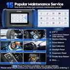 OBD2 Scanner Diagnostic Tool XTOOL IP508S: Code Reader for Cars & Trucks with 15 Resets, Crank Sensor Relearn, ABS Bleed, CAN FD for GM, Engine, ABS, SRS, Transmission Car Diagnostic Tool, Android 10