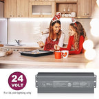 EMITEVER 150W Triac Dimmable LED Driver,Power Supply,AC 120V to DC 24V Transformer,Compatible with Lutron and Leviton Dimmers,for LED Lighting,ETL Certified