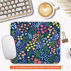 Armanza Square Mouse Pad Flowers,Personalized Premium-Textured Custom Mouse Mat Design,Washable Mousepad Lycra Cloth,Non-Slip Rubber Base Computer Mouse Pads for Wireless Mouse
