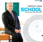 Vape Detector by Forensics | for Schools, Home, Hotels, Business | Cell Phone Alarms WiFi | Laser Scattering Super Sensitive Sensor |