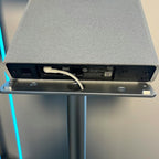 ZGOUO Floor Speaker Stand is Suitable for Sony HT- A9M2 Surround Sound System,The Bracket is Made of Aluminum Alloy Material and can Hide The Power Cord (Custom Pair)