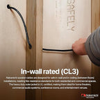 Nakamichi 14/2 (250-Foot) in-Wall & Direct Burial (UL CL2 CL3 Rated) Oxygen-Free Copper (OFC) 2-Conductor Speaker Cable Wire, Outdoor In-Ground, in-Ceiling, Riser, Black (14AWG / 250ft / 76.21m)