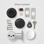 Level Smart Lock+ WiFi Deadbolt - World's Smallest Smart Lock - Apple Home Key & Voice Control - Matte Black