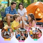 Video Walkie Talkies for Kids Toys, Birthday Gifts for Grandkids, 2 Pack HD Kids Walkie Talkies Long Range Toddler Camera Games, Parent-Child Interaction Girl Outdoor Toys