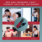 Red Light Therapy for Body – Infrared Heating Pad with 105 LEDs – FSA HSA Eligible Wearable Red Light Therapy Belt for Relaxation, Recovery & Comfort – Infrared Light Therapy Device,