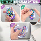Valentines Day Gifts for Teens Boys Metal Fidget Spinner Toys for Adults Figette Bike Chain Roller Cool Gadgets ADHD Anxiety Stress Relief Items Figet Desk Offices EDC Men Christmas Stocking Stuffers