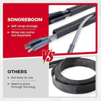 Automotive Wire Sheathing Split Wire Loom Braided Mesh Woven Cable Sleeve for Wires/Cable Cord Protector (1/2" - 65 Feet)
