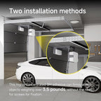 Garage Door Bracket for SimpliSafe Alarm Contact Sensor | Secure Mount with Quick-Snap Clip & Screws | Easy Install Accessory (Sensor Not Included)