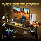 SANSUI 24.5 Inch 200Hz Gaming Monitor, FHD 1080P Fast IPS PC Gaming Monitor, 2 x HDMI2.0, 1 x DP1.4, FreeSync,128% sRGB HDR VESA Mountable (ES-G25X1, One HDMI Cable Included)