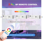 XXK LM053 Bluetooth Mesh 4.2 LED Strip Controller RGB CCT RGBW 5in1 Dimmable Compatible with Smart Life APP/Alexa Echo/Google Assistant Home/Siri, DC12-24V Lights Controller