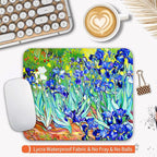 Armanza Square Mouse Pad Lrises,Personalized Premium-Textured Custom Mouse Mat Design,Washable Mousepad Lycra Cloth,Non-Slip Rubber Base Computer Mouse Pads for Wireless Mouse