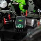 Battery Tender Plus 4 Bank Multibank Charger - 5 AMP (1.25 AMPs Per Bank) - Smart 12V Multi Battery Charger and Maintainer for Standard, AGM, and Lithium LiFePO4-022-0148-DL-WH