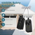 2025 Upgrade 41A5034 Safety Sensor Kit Compatible with Liftmaster Chamberlain Sears Craftsman Garage Door Opener Made After 1997, Replace G801CB-P (10 Years Warranty)