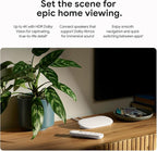 Google TV Streamer 4K - Fast Streaming Entertainment on Your TV with Voice Search Remote - Watch Movies, Shows, Live TV, and Netflix in 4K HDR - Smart Home Control - 32 GB of Storage - Hazel