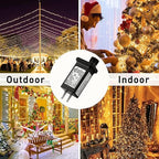 2PCS Replacement 30V 0.2A LED Transformer Model JT-EL/FC300V0200-C Class 2 Power Supply IP44 LED Light Controller Low Voltage Transformer for Christmas String Light Inflatable Decorations (30V6W 2PCS)