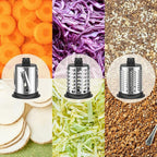 Cofun Slicer Shredder Attachment for Kitchenaid Stand Mixer, Cheese Grater Attachment, Food Slicer Salad Maker for Kitchen aid Mixer Accessories and Attachments with 3 Blades