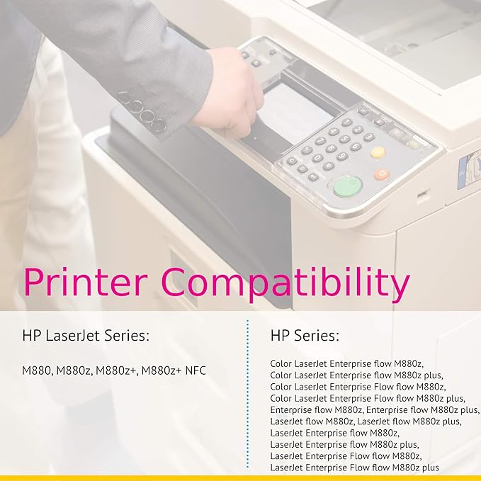 CS Replacement Toner Cartridge Compatible with HP 827A CF303A Magenta Color M880 M880z M880z+ M880z+ NFC