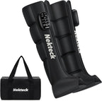 Nekteck Leg Compression Massager Recovery System, Cordless Foot and Leg Massager for Circulation and Pain Relief, Rechargeable Compression Boots with 6 Modes 4 Intensities, Legs Relaxation