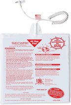 Secure Chair Alarm for Elderly Dementia Patients - 12x12 in Pressure Sensor Pad, 80-120 dB Monitor - Fall Prevention Devices, Monitoring Kit Caregiver Alert, Perfect Complement to Bed Alarm