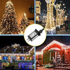 30V 0.2A LED Controller with Extension Cord, Replacement Model JT-EL/FC300V0200-C Class 2 Power Supply IP44 Low Voltage Transformer for Halloween Christmas Light