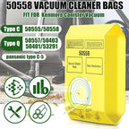 DTESL 30 Pack Vacuum Cleaner Bags Fit for Kenmore Canister Type C/Q 5055 50555 50557 50558 and Pana·sonic Type C-5 C-18, 200 Series, 400 Series, 600 Series, 700 Series, 800 Series (30 Pack)