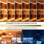 Warm White Led Lights Strip Rope Lights for Easter Housewarming Party Indoor Decor Cuttable Strip Lights for Baby Room Bedroom Bathroom Living Room Kitchen Ceiling Wall Vanity Mirror Decoration