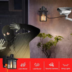 2 pack Porch Lights with GFCI Outlet,Dusk to Dawn Motion Sensor Outdoor Lights,3 Lighting Modes Black Front Door Lights,Waterproof Exterior Light Fixture,Outside Wall lamp for House Patio Garage