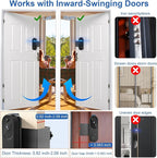 Anti-Theft Doorbell Mount No Drill Compatible with Orbitell Video Doorbell, Adjustable Mounting Bracket Holder Accessories for Apartment Rentals, Enhanced Protection Doorbell Mount Bracket