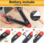 UNIPEC Digital Angle Finder Protractor, Angle Finder Ruler, 7inch 200mm 7inch/200mm, Angle Measuring Tool for Woodworking,Carpenter,Construction,DIY Measurement