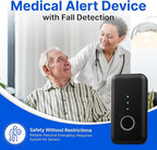 Home&Wellness Senior Safety Gemini Go Anywhere Medical Alert Device Button with Fall Detection ATT Cellular