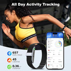 SEEKZERO Sleep Tracker, Activity & Fitness Trackers | Health Smart Bracelet 24/7 Heart Rate | Step & Calorie Counter | IP68 Waterproof Activity Tracker, Valentine’s Day Gifts for Family & Friends