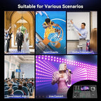 Tenveo NDI PTZ Camera Controller, 5'' LCD Screen Preview, 4D Joystick, PoE IP PTZ Controller Keyboard for Church Worship Live Streaming Broadcasts Events Video Production, NDI License Included