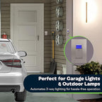 TOPGREENER Digital Astronomic Timer Switch, 7-Day Programmable Sunrise Sunset Timer for Lights, Fans, & Motors, Single-Pole or 3-Way, Neutral Wire Required, UL Listed, TGT01-HN-NK, Nickel
