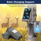 Lesaps 1Pack Rechargeable Reveal Lipo Lithium Battery Pack for Trail Camera Reveal X Gen 3.0, 2.0, X Pro 3.0, Pro, X Ultra 3.0, SK, XB, X - Upgraded LED Meter & Solar Charging