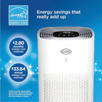 Clorox HEPA Air Purifiers for Home, True HEPA Filter, XL Rooms Up to 2,200 Sq Ft, Removes 99.9% of Mold, Viruses, Wildfire Smoke, Allergens, Pet Allergies, Dust, AUTO Mode, Whisper Quiet