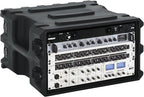 Gator Cases Pro Series 6U Rack Case with Standard 19" Depth, Roto Molded Made in USA (G-PRO-6U-19)