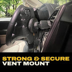 DEWALT Magnetic Phone Holder for Car Kit, Heavy Duty Wireless Charger, Vent Mount, Dash Mount, Charging Mounted Holders Cell Phone Holders for Your Car Accessories for Women Men for iPhone 17 16 15 14