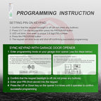 Genie Garage Door Opener Keypad & Remote GK-R G3T-R, Wireless Keyless Intellicode【10-Year-Warranty】