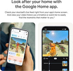 Google Nest Doorbell (Wired, 3rd Gen) - 2K Video and Gemini, Live View, Night Vision, 2-Way Audio - Works with Google Home - 2025 Model - Linen