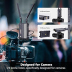 Wireless HDMI Transmitter and Receiver,1150ft Los Range,4K UHD Wireless Video Transmission System with 0.1S Latency, for Streaming from DSLR/PC/Laptop to TV/Monitor (WL095P TX+RX)