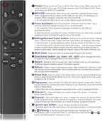 New Replacement Voice Remote Control for Samsung TV, Compatible for All Samsung TV Crystal UHD/Neo QLED/OLED/The Frame 4K 8K TVs