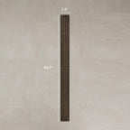 HOMCOM 4 Pack 3D Acoustic Panels, 95" x 8" Soundproof Wood Panels for Wall, Wood Slat Wall Paneling for Interior Ceiling, Office, Home Theater, Studio, Walnut